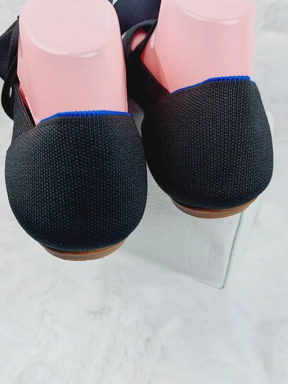 Rothy's Women's Black Bow The Pointy Slip-On Ballet Flat Size 12.5